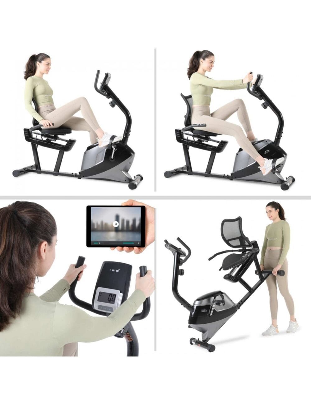 Recumbent Magnetic Bike with 8 Resistance Levels