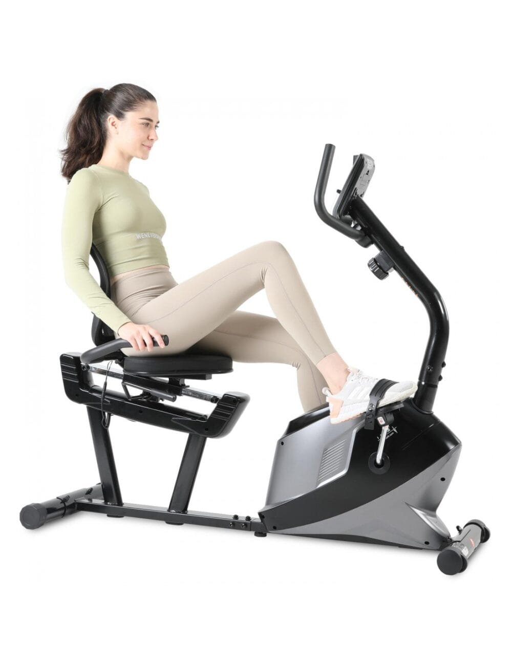 Recumbent Magnetic Exercise Bike with 8 Resistance Levels - Image 14