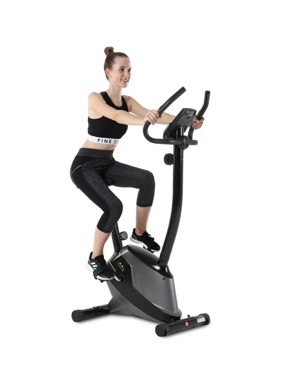 Manual Upright Exercise Bike with Adjustable Resistance - Image 2