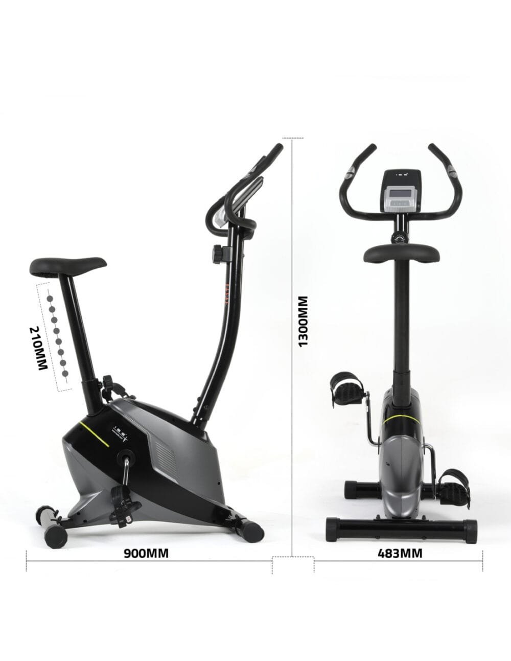 Manual Upright Exercise Bike with Adjustable Resistance - Image 13