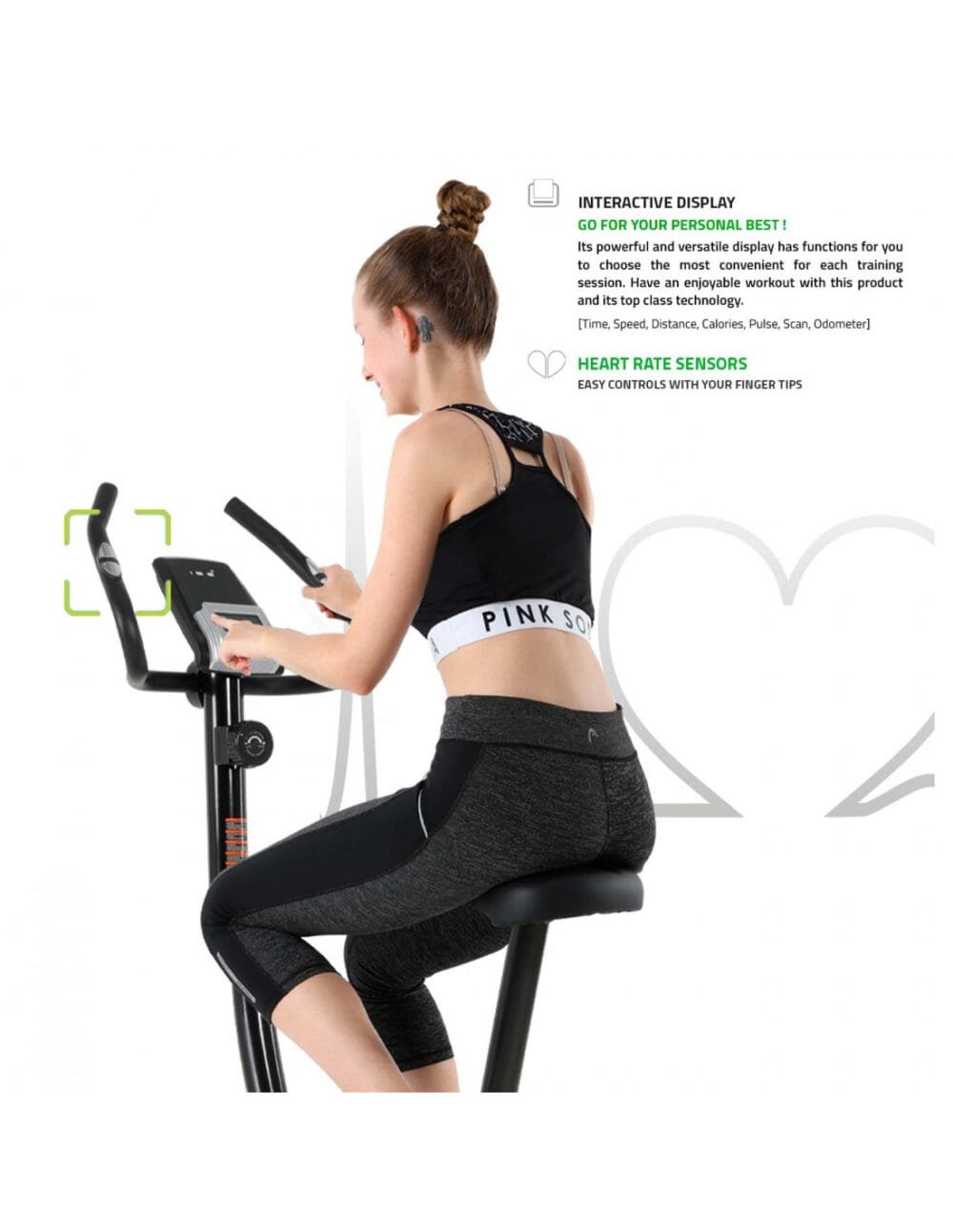 Manual Upright Exercise Bike with Adjustable Resistance - Image 3