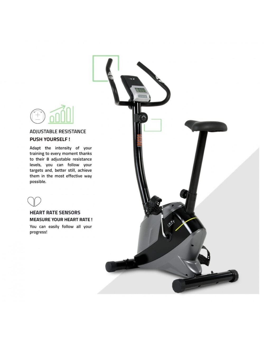 Manual Upright Exercise Bike with Adjustable Resistance - Image 4