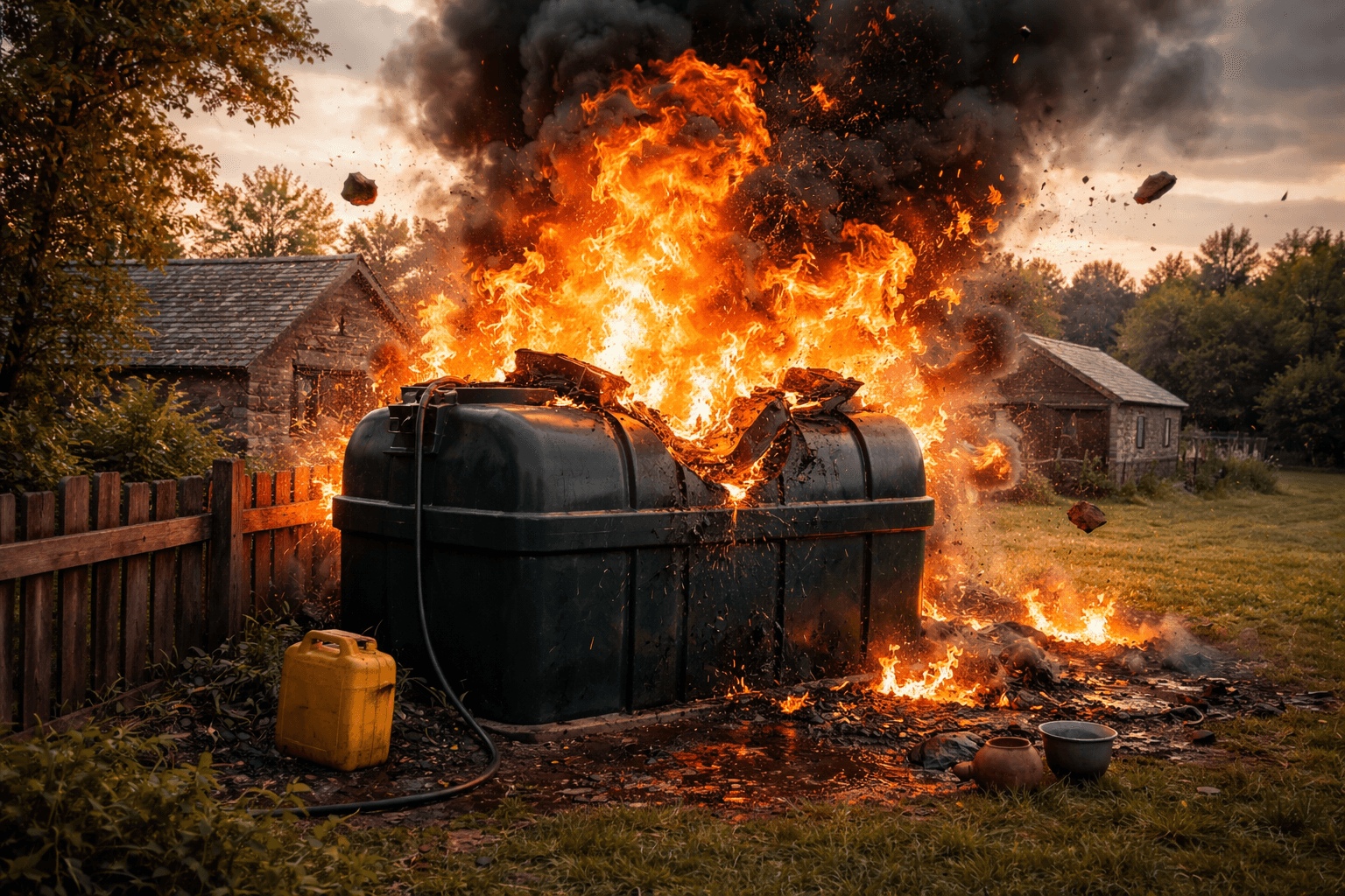 Can a Bunded Oil Tank Really Explode?