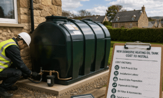 New Domestic Heating Oil Tank Cost to Install